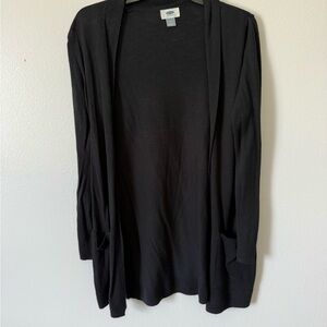 Old Navy Black Knit Cardigan Sweater